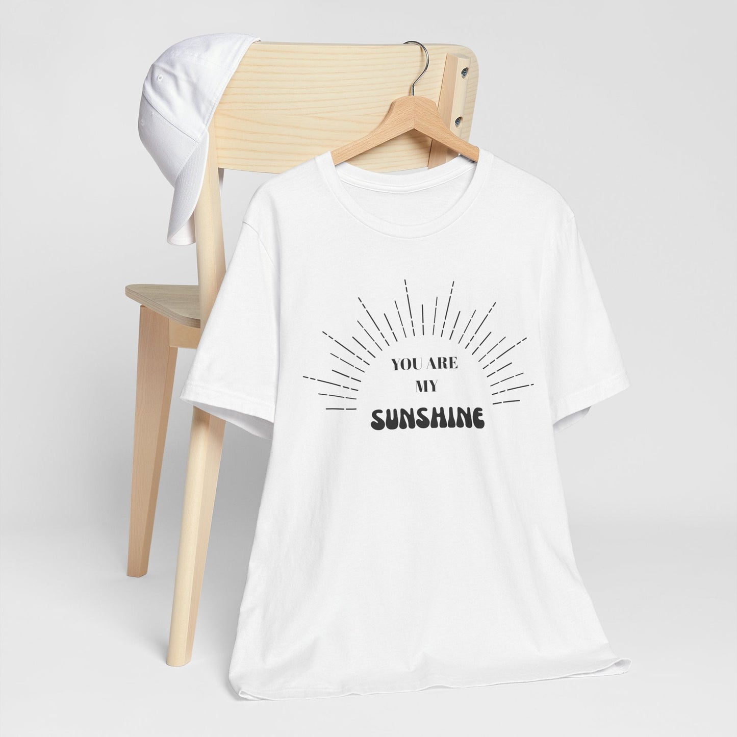 You Are My Sunshine Unisex Tee - Cute Gift, Casual Wear, Summer Style, Family Matching, Positive Message Shirt